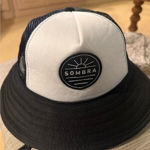 Two-Tone Black & White Trucker Hat